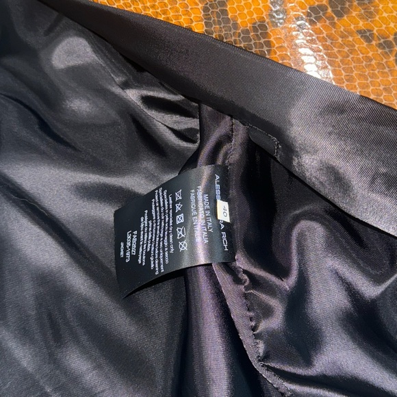 Alessandra Rich Python leather blazer jacket. Size IT 40 - Picture 9 of 16